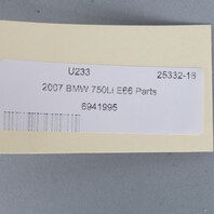 2006-2008 BMW 750Li Headlight Switch 61316941995 OEM Used