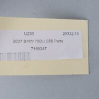 2002-2008 BMW 745i 750i Left Front Door Latch Actuator 51217169247 OEM Used