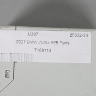 BMW 530i 545i 745i 750i E66 Tailgate Trunk Lid Module 61357188110 OEM Used