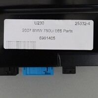 2006-2008 BMW 750i Climate Temperature Control Panel 64116981405 OEM Used