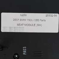 2008-2010 BMW 528i 535i 550i M5 750i Power Seat Module 61359148261 OEM Used