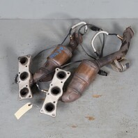 2010-2013 BMW 128i 328i Exhaust Manifold Front Rear Set 18407556989 OEM Used
