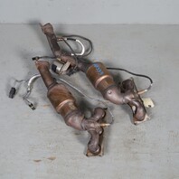 2010-2013 BMW 128i 328i Exhaust Manifold Front Rear Set 18407556989 OEM Used
