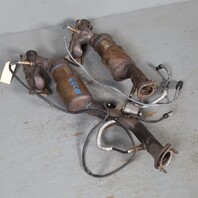 2010-2013 BMW 128i 328i Exhaust Manifold Front Rear Set 18407556989 OEM Used