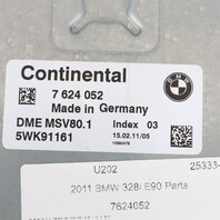 2011-2012 BMW 128i 328i Engine Computer ECU ECM DME 12147624052 OEM Used