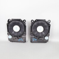 2008-2013 BMW 328i 335i M3 X1 Floor Speaker Subwoofer Pair 65139143143 OEM Used