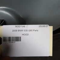2004-2010 BMW 525i 528i 535i 545i 550i M5 Hood Space Grey 41617111385 OEM Used