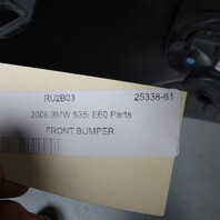 2008-2010 BMW 528i 535i 550i Front Bumper Cover Space Grey 51117184716 Used