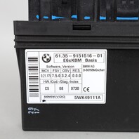 BMW 525i 530i 535i 545i 550i 645i 650i M5 M6 Body Module 61359151516 OEM Used