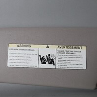 2011-2016 BMW 528i 535i 550i Left Sun Visor 51167248859 OEM Used