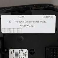 2011-2018 Porsche Cayenne Climate Control Panel 7P5907040AL OEM Used