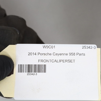 2011-2014 Porsche Cayenne 3.0 / 3.6 Front Brake Calipers Brembo Black OEM Used