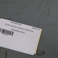 2011-2018 Porsche Cayenne 958 Rear Seat Lower Cushion Espresso Leather OEM Used