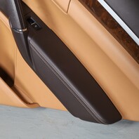 2011-2018 Porsche Cayenne 958 Right Rear Door Panel Espresso / Cognac OEM Used