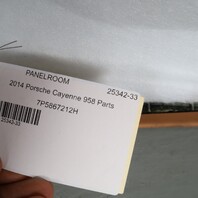 2011-2018 Porsche Cayenne 958 Right Rear Door Panel Espresso / Cognac OEM Used