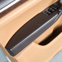 2011-2018 Porsche Cayenne 958 Left Front Door Panel Espresso / Cognac OEM Used