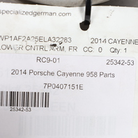 2011-2014 Porsche Cayenne Left Front Lower Control Arm 95834105303 OEM Used