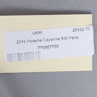 2011-2018 Porsche Cayenne Left Front Seat Belt Buckle 95880375500 OEM Used