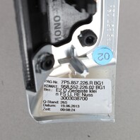 2011-2018 Porsche Cayenne Walnut Cener Dash Ignition Trim 95855222102 OEM Used