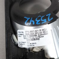 2011-2018 Porsche Cayenne Walnut Cener Dash Ignition Trim 95855222102 OEM Used