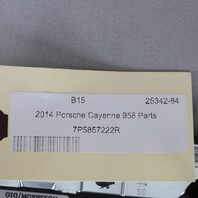 2011-2018 Porsche Cayenne Walnut Cener Dash Ignition Trim 95855222102 OEM Used