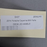 2011-2018 Porsche Cayenne 958 Tailgate Handle With Camera 95851257602 OEM Used