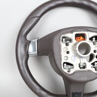 2011-2014 Porsche Cayenne Panamera Steering Wheel Espresso OEM Used