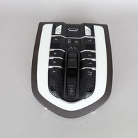 11-14 Porsche Cayenne Overhead Dome Light Sunroof Switch 7PP959551FQ OEM Used