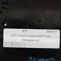 11-14 Porsche Cayenne Overhead Dome Light Sunroof Switch 7PP959551FQ OEM Used