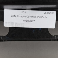 2011-2018 Porsche Cayenne Speedometer Dash Cover Trim Leather Espresso OEM Used