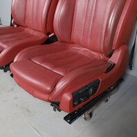 2013-2019 BMW 640i 650i F06 Gran Coupe Front Seats Pair Vermilion Red OEM Used