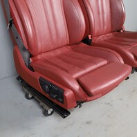 2013-2019 BMW 640i 650i F06 Gran Coupe Front Seats Pair Vermilion Red OEM Used