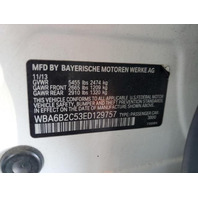2014 BMW 650i F06 Parts