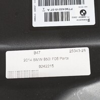 2012-2019 BMW 640i 650i M6 Right Rear Compartment Air Duct 64119242215 OEM Used