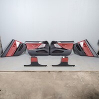 2013-2019 BMW 640i 650i F06 Gran Cpe Door Panel Set Vermilion Red OEM Used
