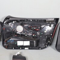 2013-2019 BMW 640i 650i F06 Gran Cpe Door Panel Set Vermilion Red OEM Used