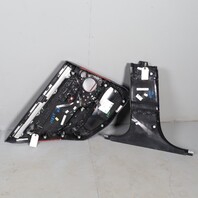 2013-2019 BMW 640i 650i F06 Gran Cpe Door Panel Set Vermilion Red OEM Used