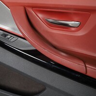 2013-2019 BMW 640i 650i F06 Gran Cpe Door Panel Set Vermilion Red OEM Used