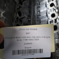 2013-2016 BMW 550i 650i 750i N63 4.4 Engine Motor 118K Miles OEM