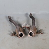 03-06 Porsche Cayenne 4.5 Rear Exhaust Manifold Downpipe Set 95511302301 Used