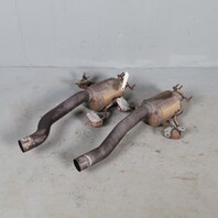 03-06 Porsche Cayenne 4.5 Rear Exhaust Manifold Downpipe Set 95511302301 Used