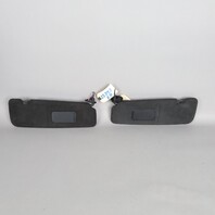 2013-2019 BMW 640i 650i M6 Gran Coupe Sun Visor Set Pair Alcantara OEM Used