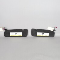 2013-2019 BMW 640i 650i M6 Gran Coupe Sun Visor Set Pair Alcantara OEM Used