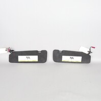 2013-2019 BMW 640i 650i M6 Gran Coupe Sun Visor Set Pair Alcantara OEM Used