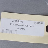 2012-2019 BMW M6 Center Console Shifter Trim Bezel Leather Black OEM Used