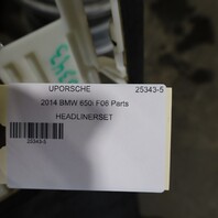 2013-2019 BMW 640i 650i F06 Gran Cpe Alcantara Headliner 61448054086 OEM Used