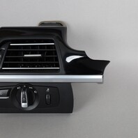 2013-2019 BMW 640i 650i F06 Gran Cpe Piano Black Console Dash Trim Set OEM Used