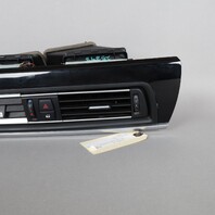 2013-2019 BMW 640i 650i F06 Gran Cpe Piano Black Console Dash Trim Set OEM Used