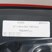 2012-2019 BMW 640i 650i Left Tail Light 63217210577 OEM Used