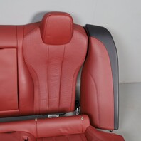 2013-2019 BMW 640i 650i F06 Gran Coupe Rear Seats Pair Vermilion Red OEM Used